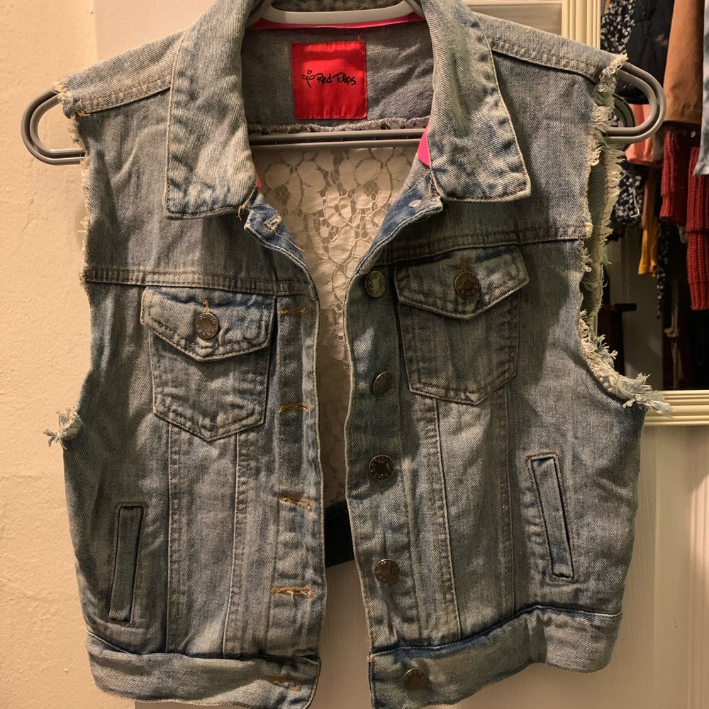 Jean jacket vest